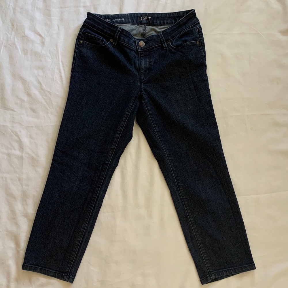 Ann Taylor Curvy Crop Jean 27/4